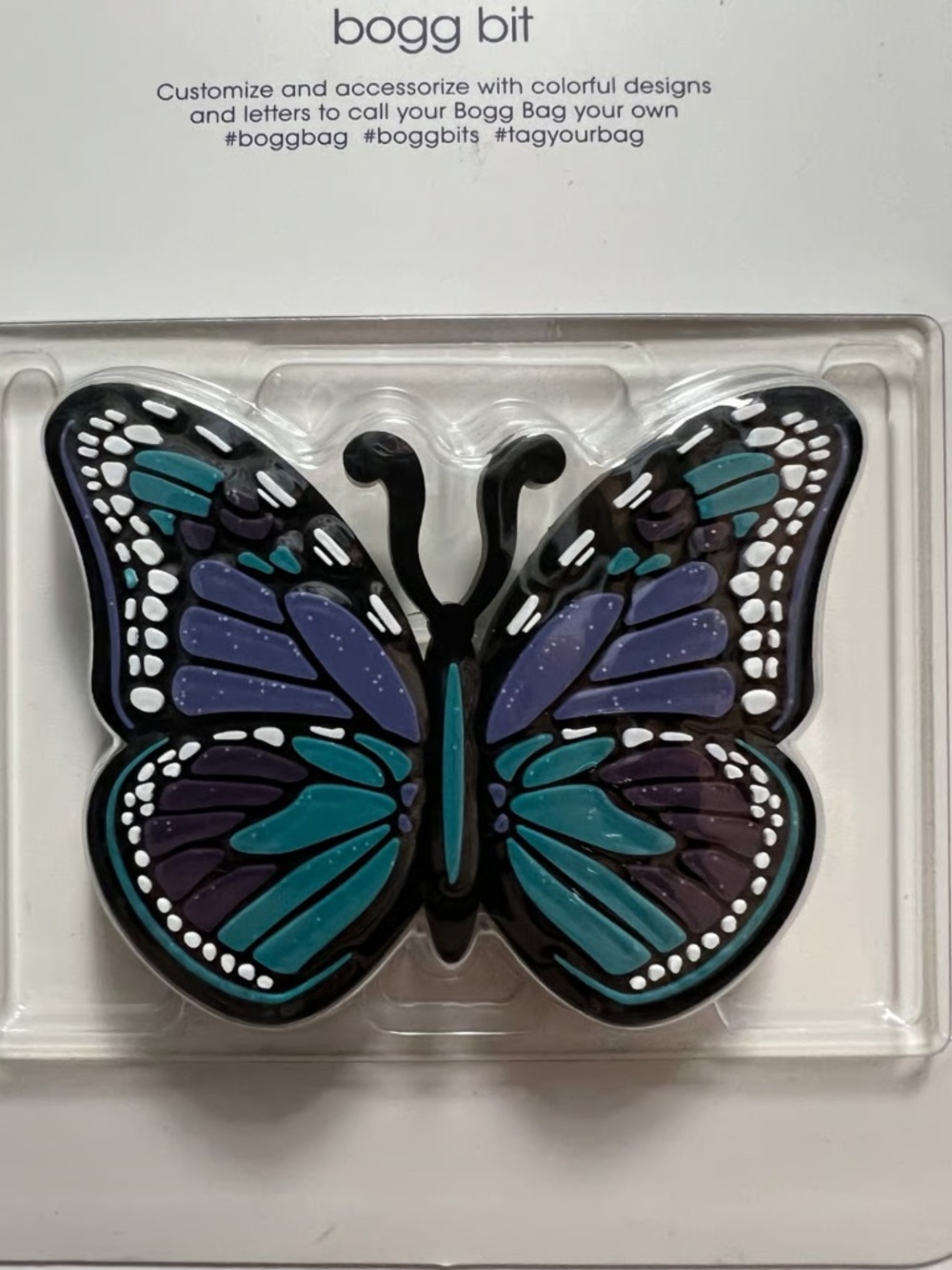 BOGG BIT CHARM BUTTERFLY BOGG BAG ACCESSORY NEW